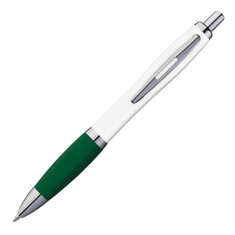 Logo trade promotional gifts image of: Ball pen KALININGRAD, Green