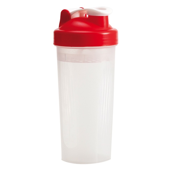 Logo trade corporate gift photo of: 600 ml Muscle Up shaker, red