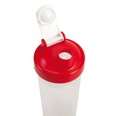 Logotrade promotional merchandise photo of: 600 ml Muscle Up shaker, red