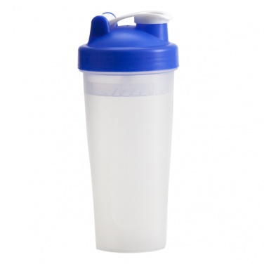 Logo trade promotional merchandise image of: 600 ml Muscle Up shaker, blue