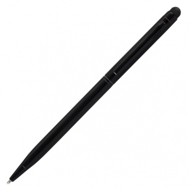 Logotrade promotional product picture of: Touch Top ballpen, black