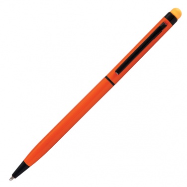 Logo trade corporate gifts image of: Touch Top ballpen, orange