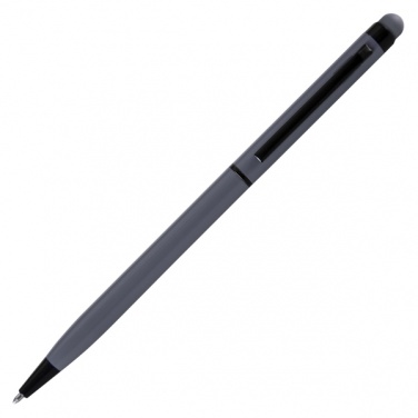 Logo trade corporate gift photo of: Touch Top ballpen, grey