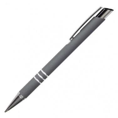 Logo trade business gifts image of: Precioso ballpen, grey