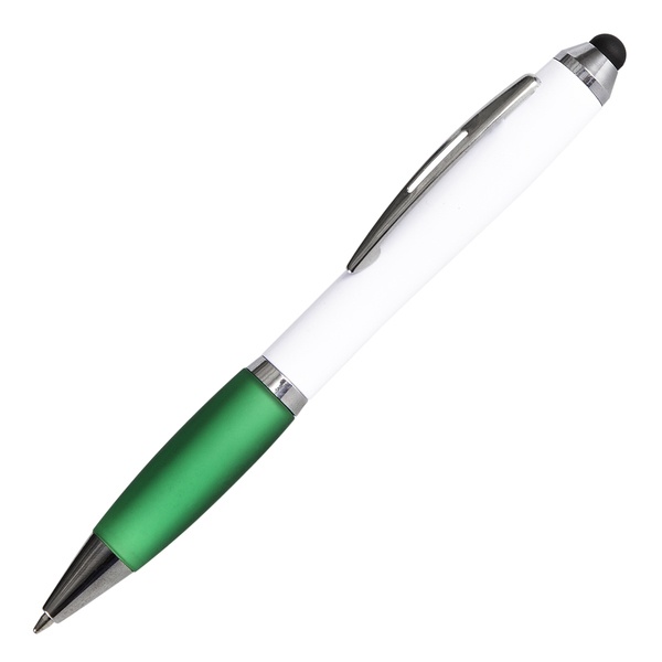 Logo trade advertising products picture of: San Rafael touch pen, green 