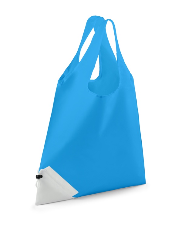 Logotrade promotional product picture of: Foldable bag KOOP, light blue