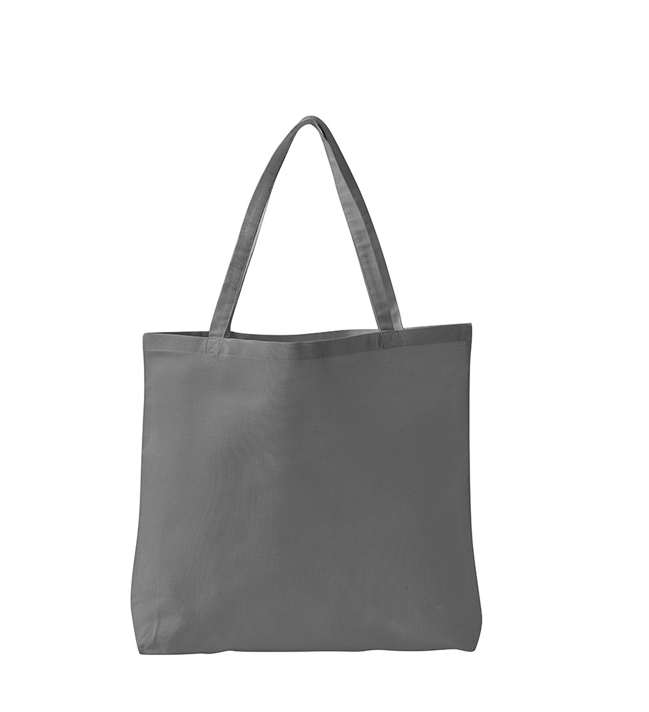 Logo trade promotional products image of: Canvas bag GOTS, grey