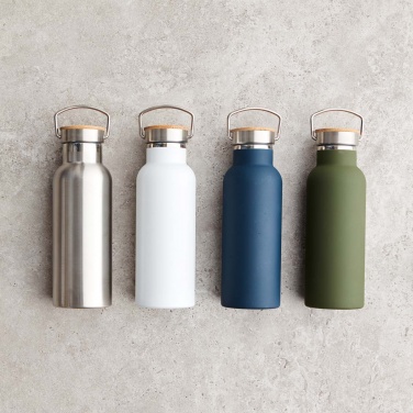 Logo trade promotional gifts image of: Miles insulated bottle, green