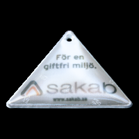 Logo trade promotional gifts image of: Softreflector Triangle 1