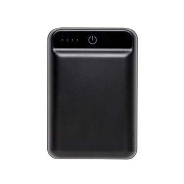 Logotrade promotional product picture of: 10.000 mAh pocket powerbank, Black