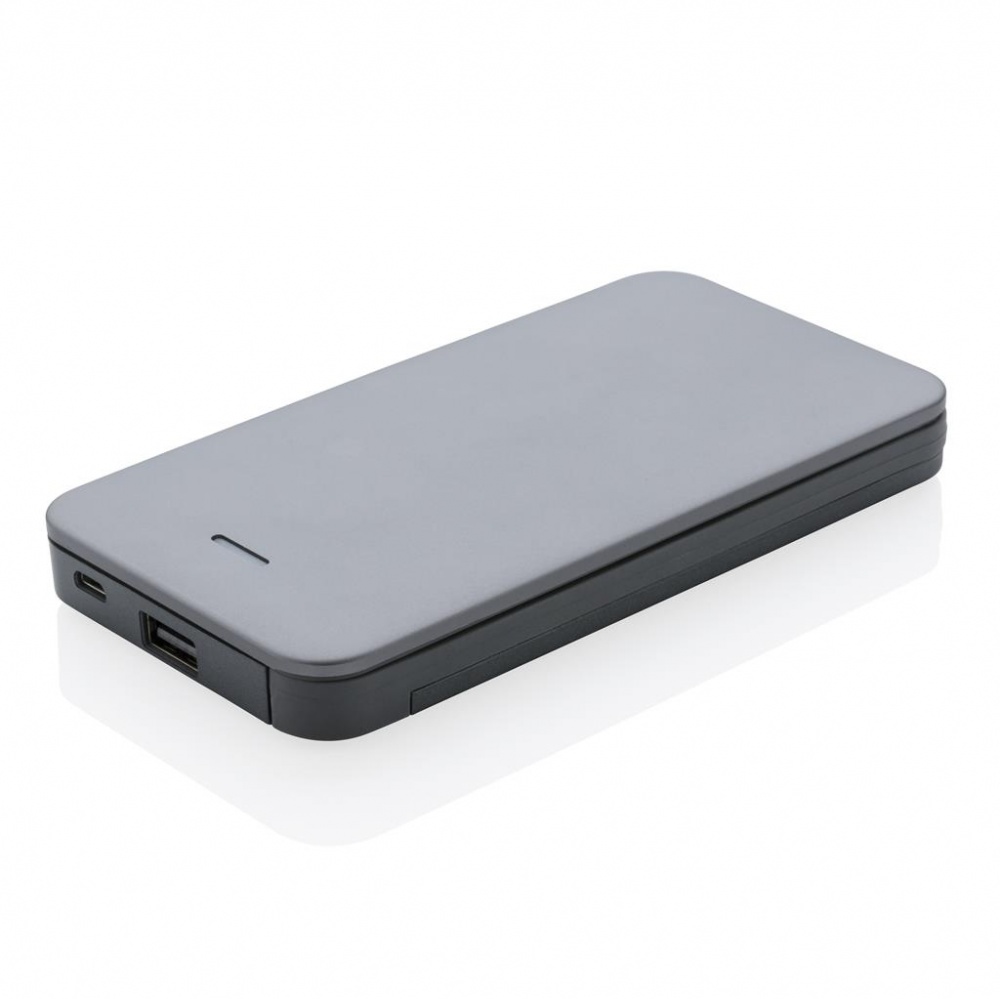 Logo trade corporate gift photo of: 10.000 mAh MFi licensed powerbank , silver