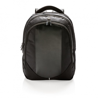 Logotrade promotional giveaways photo of: Swiss Peak laptop backpack, Black