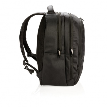 Logo trade promotional merchandise photo of: Swiss Peak laptop backpack, Black