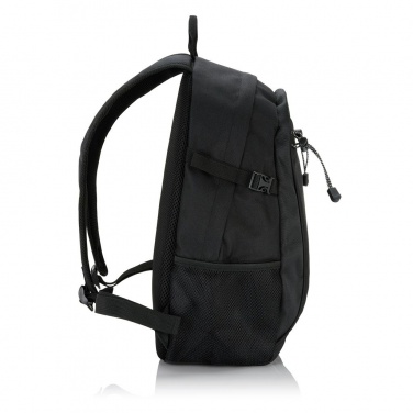 Logo trade promotional merchandise photo of: Swiss Peak outdoor backpack, black