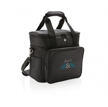 Logo trade promotional item photo of: Swiss Peak cooler bag
, Black