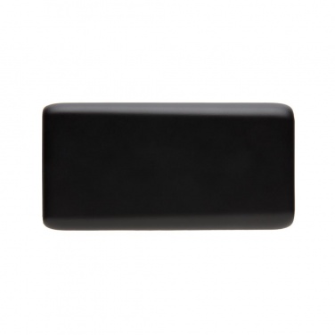 Logo trade advertising product photo of: 8.000 mAh light up wireless powerbank, black