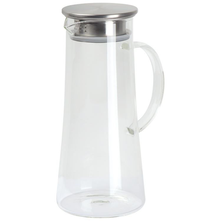 Logo trade promotional gifts image of: Glass carafe 1400 ml