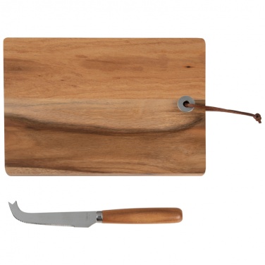 Logotrade business gifts photo of: Wooden board with cheese knife