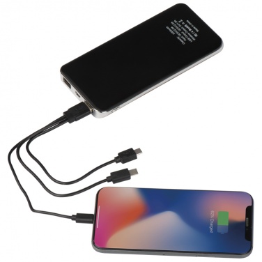 Logotrade business gift image of: Wireless powerbank - 8000 mAh, black