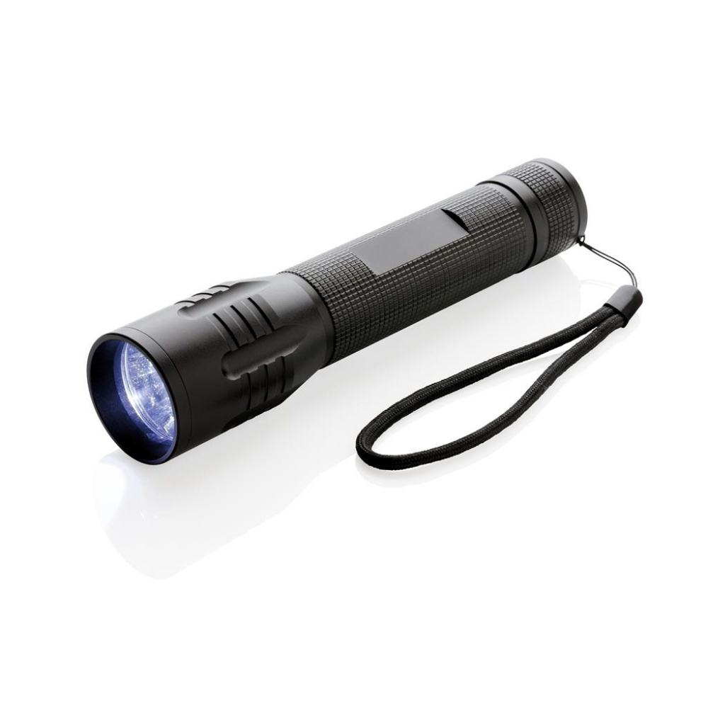 Logo trade corporate gifts image of: 3W large CREE torch, black