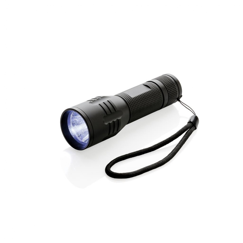 Logotrade advertising product picture of: 3W medium CREE torch, black