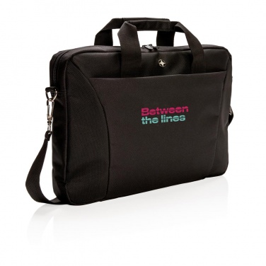 Logo trade promotional gift photo of: Swiss Peak 15.4” laptop bag, black