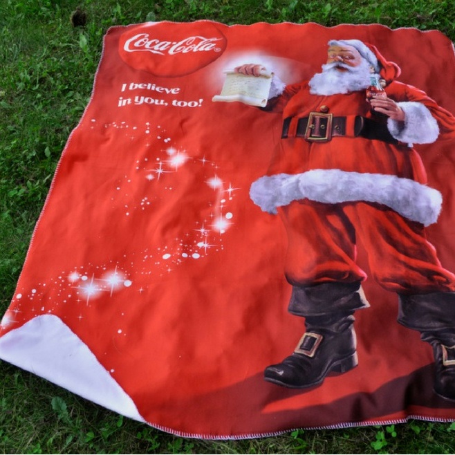 Logo trade corporate gift photo of: Digi print polar fleece blanket, 100x150 cm