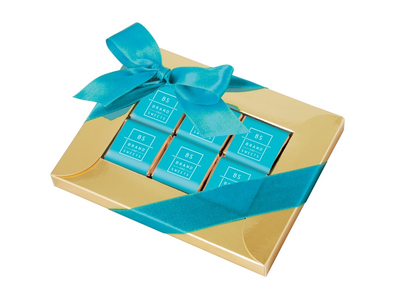 Logotrade promotional giveaways photo of: Square chocolates frame box