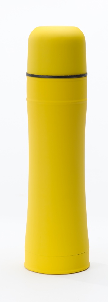 Logo trade promotional gifts picture of: THERMOS COLORISSIMO, 500 ml yellow