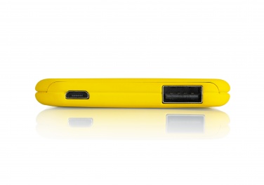 Logotrade business gift image of: RAY power bank 4000 mAh, yellow