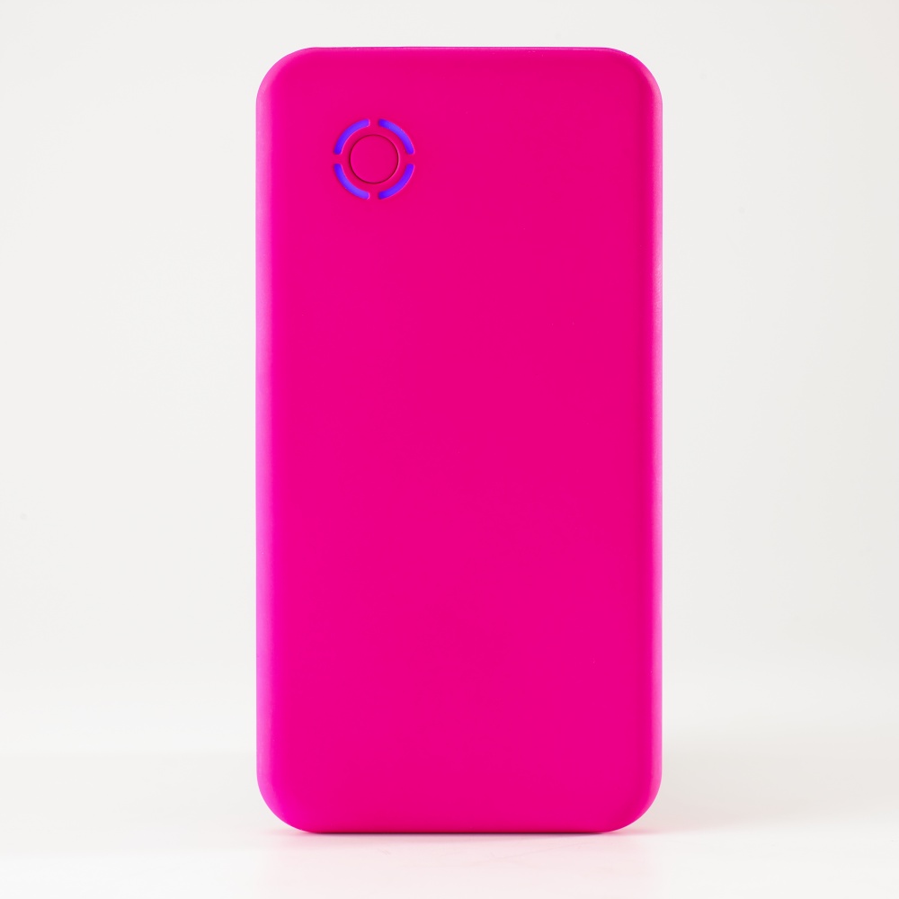 Logo trade promotional gifts picture of: RAY power bank 4000 mAh, pink