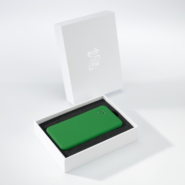 Logo trade promotional items image of: RAY power bank 4000 mAh, green