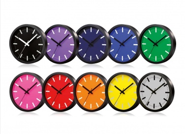 Logotrade promotional merchandise picture of: WALL CLOCK SAINT-TROPEZ, purple