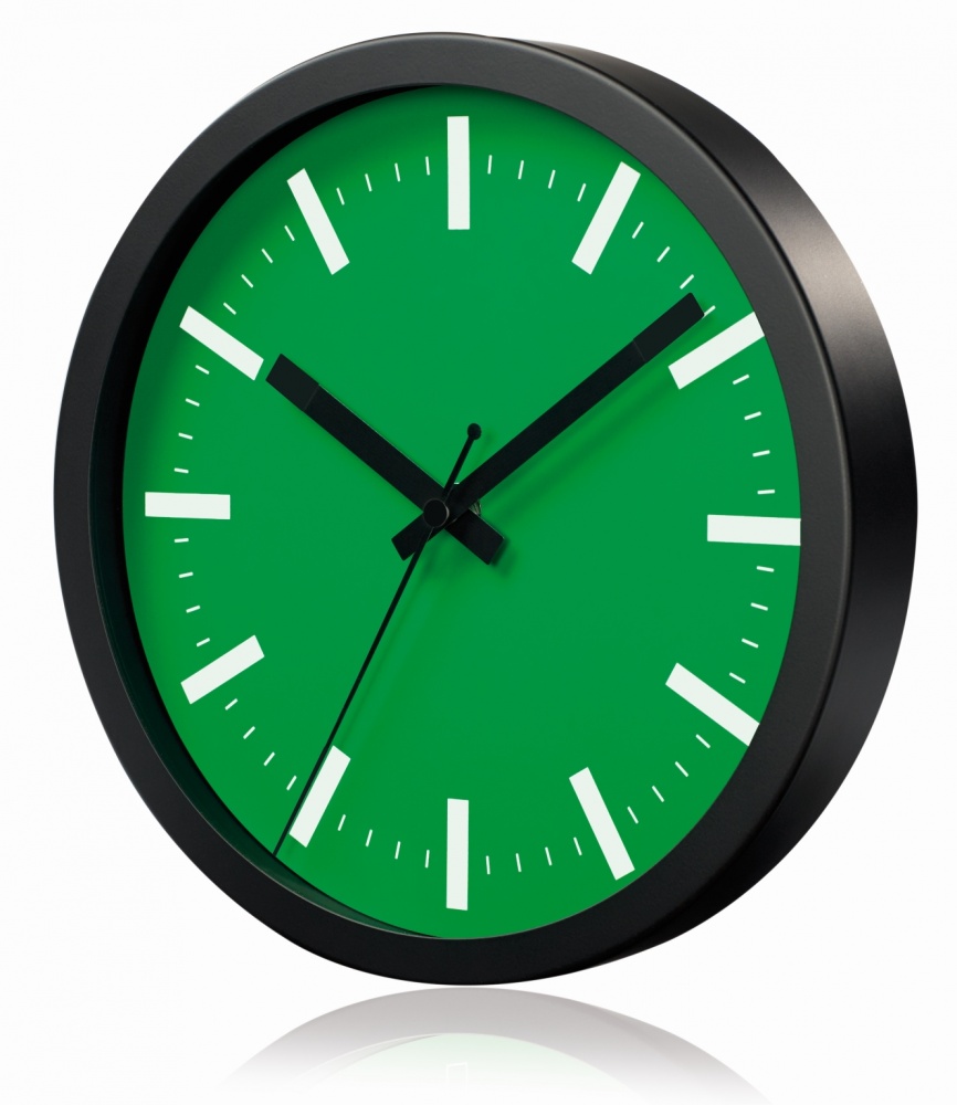 Logotrade promotional product image of: WALL CLOCK SAINT-TROPEZ, green