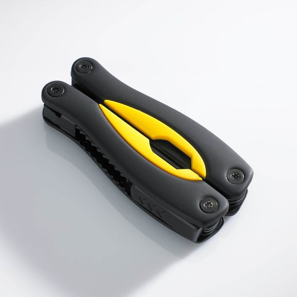 Logotrade promotional product image of: LARGE MULTITOOL RUBBY, yellow