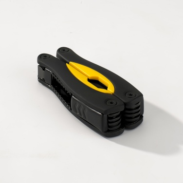 Logo trade corporate gift photo of: LARGE MULTITOOL RUBBY, yellow