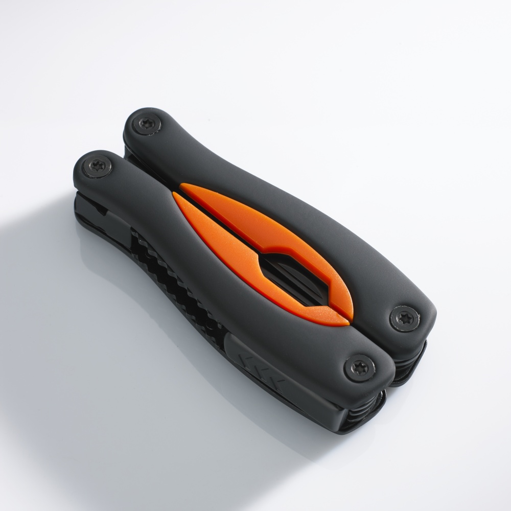 Logotrade promotional item picture of: LARGE MULTITOOL RUBBY, orange