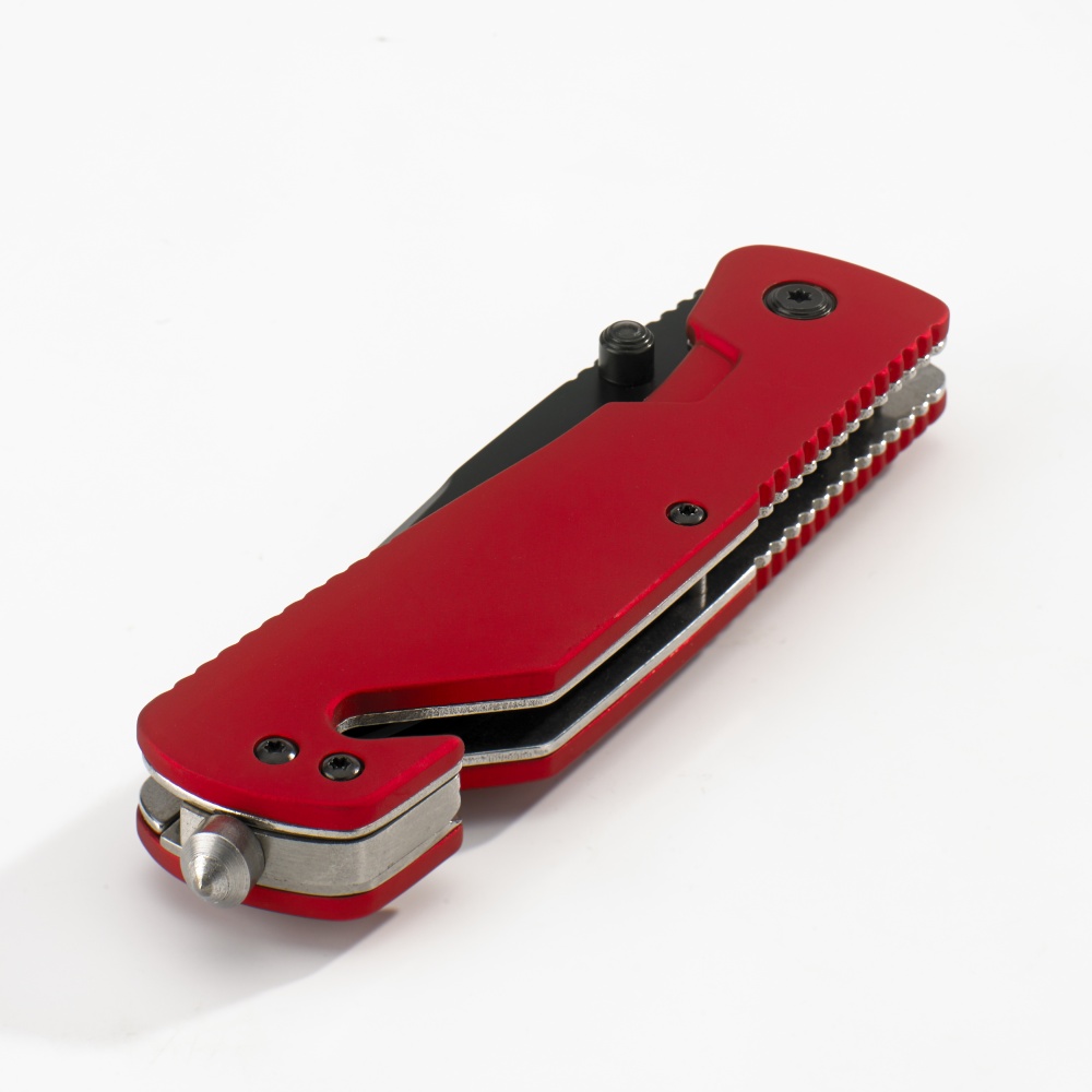 Logo trade promotional product photo of: EMERGENCY CAR KNIFE EXTREME 3in1, red