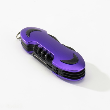 Logotrade corporate gift picture of: SET COLORADO I: LED TORCH AND A POCKET KNIFE, purple