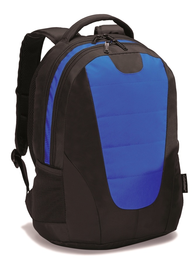 Logotrade business gifts photo of: COLORISSIMO LAPTOP  BACKPACK 14’, blue