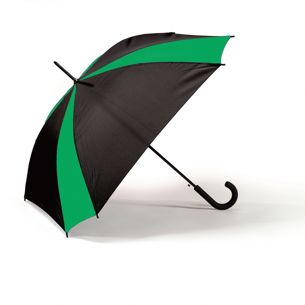 Logotrade business gifts photo of: SAINT TROPEZ UMBRELLA, green/black