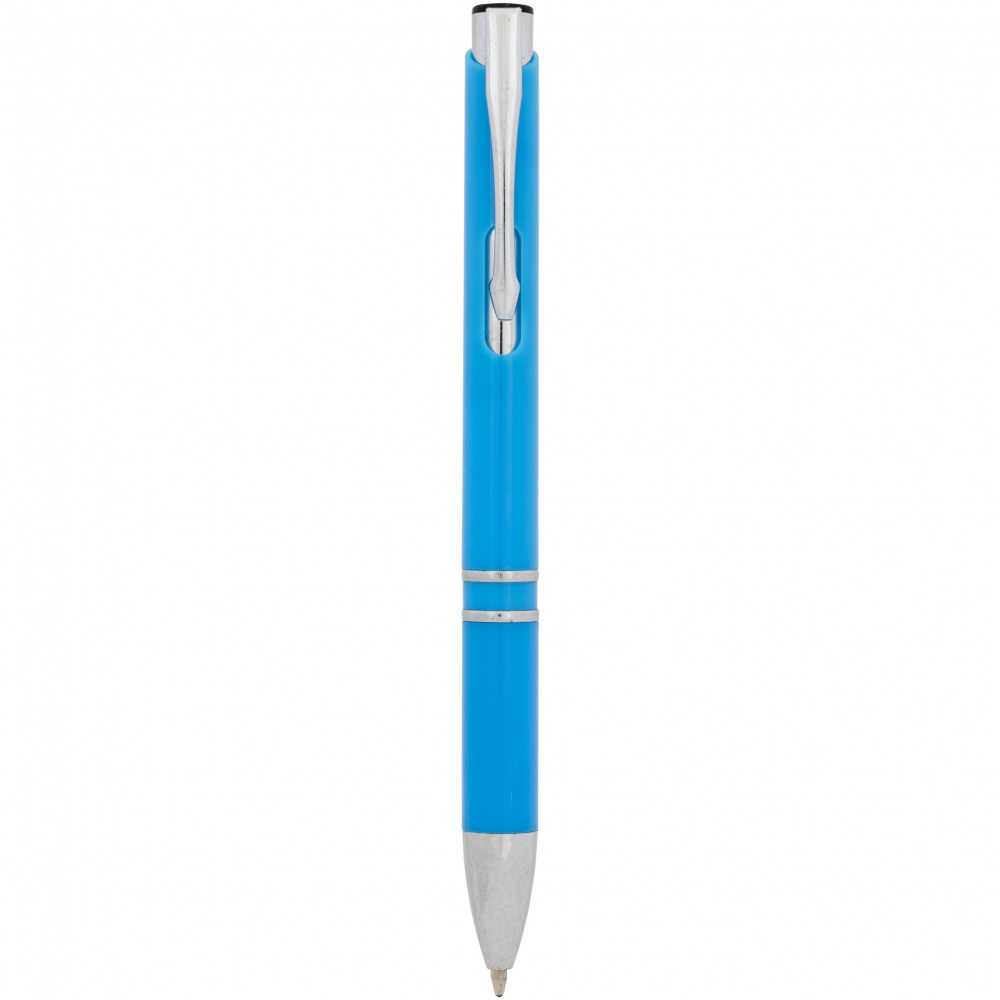 Logotrade advertising product picture of: Moneta ABS ballpoint pen, light blue