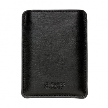 Logo trade promotional gift photo of: Swiss Peak Powerbank wallet, black