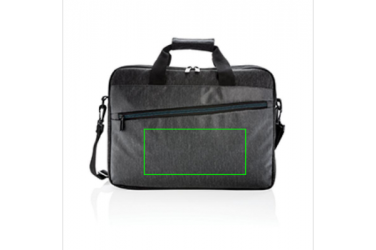 Logotrade business gift image of: 900D laptop bag PVC free, black