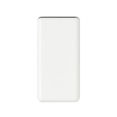 Logotrade promotional gift picture of: Ultra fast 10.000 mAh powerbank with PD, white