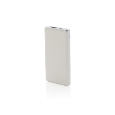 Logo trade advertising products picture of: Ultra fast 10.000 mAh powerbank with PD, white