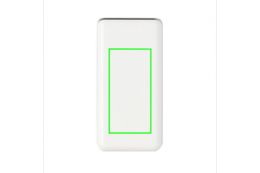 Logotrade advertising products photo of: Ultra fast 20.000 mAh powerbank with PD, white