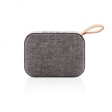 Logotrade promotional gift image of: Fabric trend speaker, anthracite