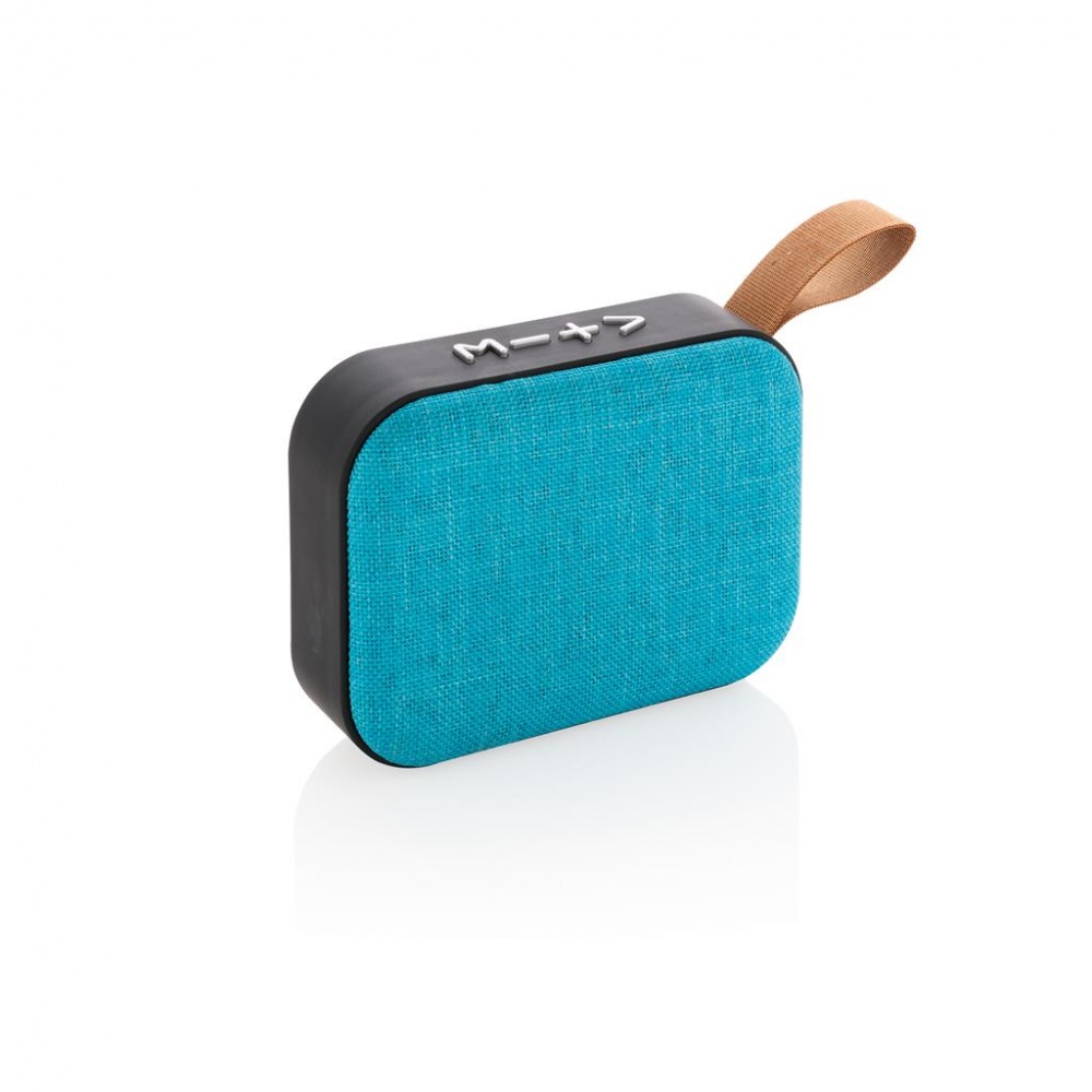 Logotrade promotional items photo of: Fabric trend speaker, blue