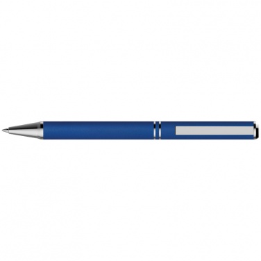 Logotrade promotional gift picture of: Metal ballpen with zig-zag clip, blue